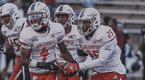 Southern alabama football - The South Alabama Jaguars are staring down a pretty large 15.5-point disadvantage in the spread for Saturday's matchup. They are on the road again on Saturday and play against the UCLA Bruins at 2 ...